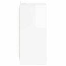 vidaXL Éjjeliszekrények 2 pcs Magas Fényű Fehér 40 x 30 x 467 cm