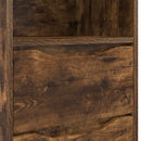 vidaXL Éjjeliszekrények 2 db Füstölt tölgy 40 x 30 x 467 cm Szerelt Fa