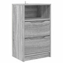 vidaXL Éjjeli asztal fiókkal Szürke Sonoma 40 x 30 x 467 cm Faanyag