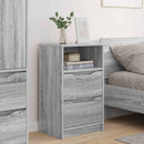 vidaXL Éjjeliszekrények 2 pcs Szürke Sonoma 40 x 30 x 467 cm Faanyag