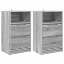 vidaXL Éjjeliszekrények 2 pcs Szürke Sonoma 40 x 30 x 467 cm Faanyag