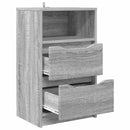 vidaXL Éjjeliszekrények 2 pcs Szürke Sonoma 40 x 30 x 467 cm Faanyag