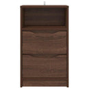 vidaXL Éjjeliszekrények 2 pcs Barna Tölgy 40 x 30 x 467 cm Faanyag