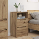 vidaXL Éjjeliszekrények 2 pcs Artisan tölgy 40 x 30 x 467 cm Faanyag