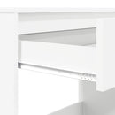 vidaXL Asztal fiókkal tárolóval Fehér 100 x 50 x 78 cm Mérnöki fa
