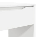 vidaXL Asztal fiókkal tárolóval Fehér 100 x 50 x 78 cm Mérnöki fa
