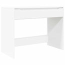 vidaXL Asztal fiókkal tárolóval Fehér 100 x 50 x 78 cm Mérnöki fa