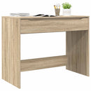 vidaXL Asztal fiókkal Sonoma tölgy 100 x 50 x 78 cm Mérnöki fa