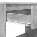 vidaXL Asztal fiókkal Beton Szürke 100 x 50 x 78 cm Mérnöki fa