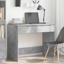 vidaXL Asztal fiókkal Beton Szürke 100 x 50 x 78 cm Mérnöki fa