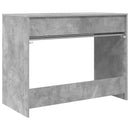 vidaXL Asztal fiókkal Beton Szürke 100 x 50 x 78 cm Mérnöki fa