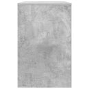 vidaXL Asztal fiókkal Beton Szürke 100 x 50 x 78 cm Mérnöki fa