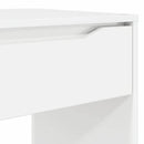 vidaXL Asztal fiókkal Magasfényű Fehér 100 x 50 x 78 cm Mérnöki fa