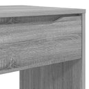 vidaXL Asztal fiókkal Szürke Sonoma 100 x 50 x 78 cm Mérnöki fa