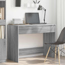 vidaXL Asztal fiókkal Szürke Sonoma 100 x 50 x 78 cm Mérnöki fa