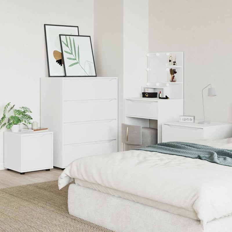 vidaXL Fürdőszoba Székény Fehér 40,5 x 40 x 44 cm Faanyag