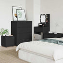 vidaXL Fürdőszoba Székény Fekete 40,5 x 40 x 44 cm Faanyag