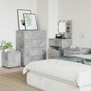 vidaXL Fürdőszoba Székény Beton Szürke 40,5 x 40 x 44 cm Faanyag