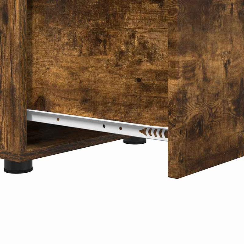 vidaXL Fürdőszoba Székény Füstölt tölgy 40,5 x 40 x 44 cm Faanyag