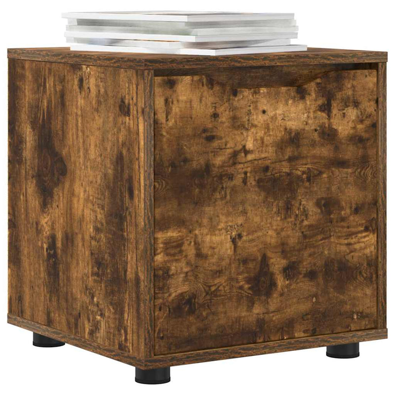 vidaXL Fürdőszoba Székény Füstölt tölgy 40,5 x 40 x 44 cm Faanyag