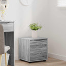 vidaXL Fürdőszoba Székény Szürke Sonoma 40,5 x 40 x 44 cm Faanyag