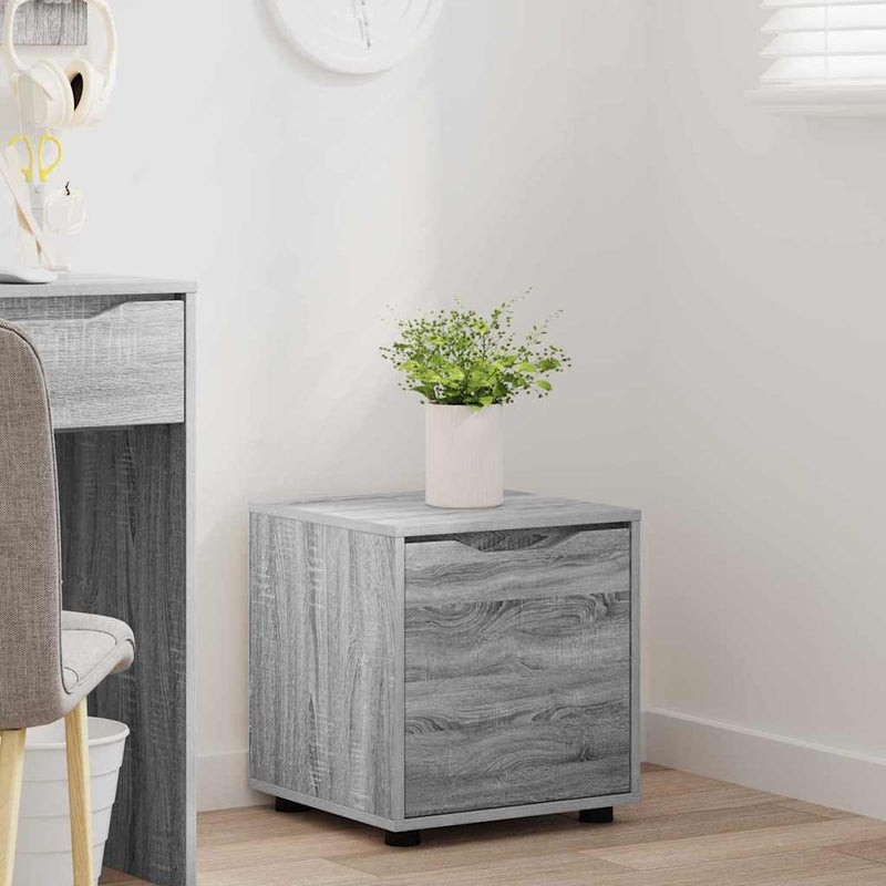 vidaXL Fürdőszoba Székény Szürke Sonoma 40,5 x 40 x 44 cm Faanyag