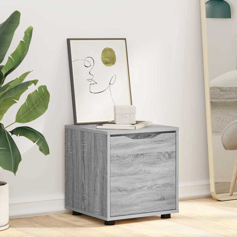 vidaXL Fürdőszoba Székény Szürke Sonoma 40,5 x 40 x 44 cm Faanyag