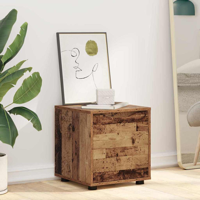 vidaXL Fürdőszoba Székény Öreg fa 40,5 x 40 x 44 cm Faanyag