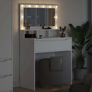 vidaXL Hálószobai Öltözködő Asztalok Fehér 80 x 39,6 x 135 cm Faanyag