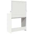 vidaXL Hálószobai Öltözködő Asztalok Fehér 80 x 39,6 x 135 cm Faanyag