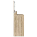 vidaXL Hálószobai Öltözködő Asztalok Sonoma tölgy 80 x 39,6 x 135 cm