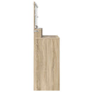 vidaXL Hálószobai Öltözködő Asztalok Sonoma tölgy 80 x 39,6 x 135 cm