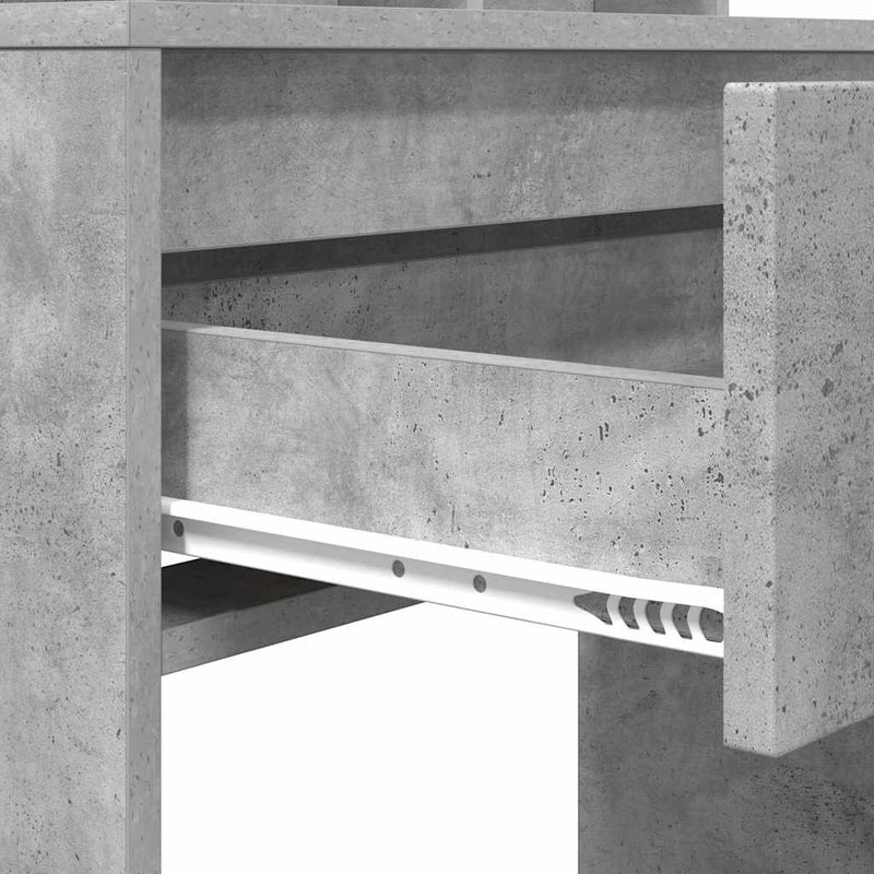 vidaXL Hálószobai Öltözködő Asztalok Beton Szürke 80 x 39,6 x 135 cm