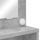 vidaXL Hálószobai Öltözködő Asztalok Beton Szürke 80 x 39,6 x 135 cm