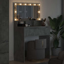 vidaXL Hálószobai Öltözködő Asztalok Beton Szürke 80 x 39,6 x 135 cm