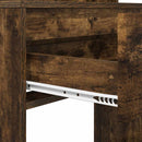 vidaXL Hálószobai Öltözködő Asztalok Füstölt tölgy 80 x 39,6 x 135 cm