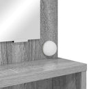 vidaXL Hálószobai Öltözködő Asztalok Szürke Sonoma 80 x 39,6 x 135 cm