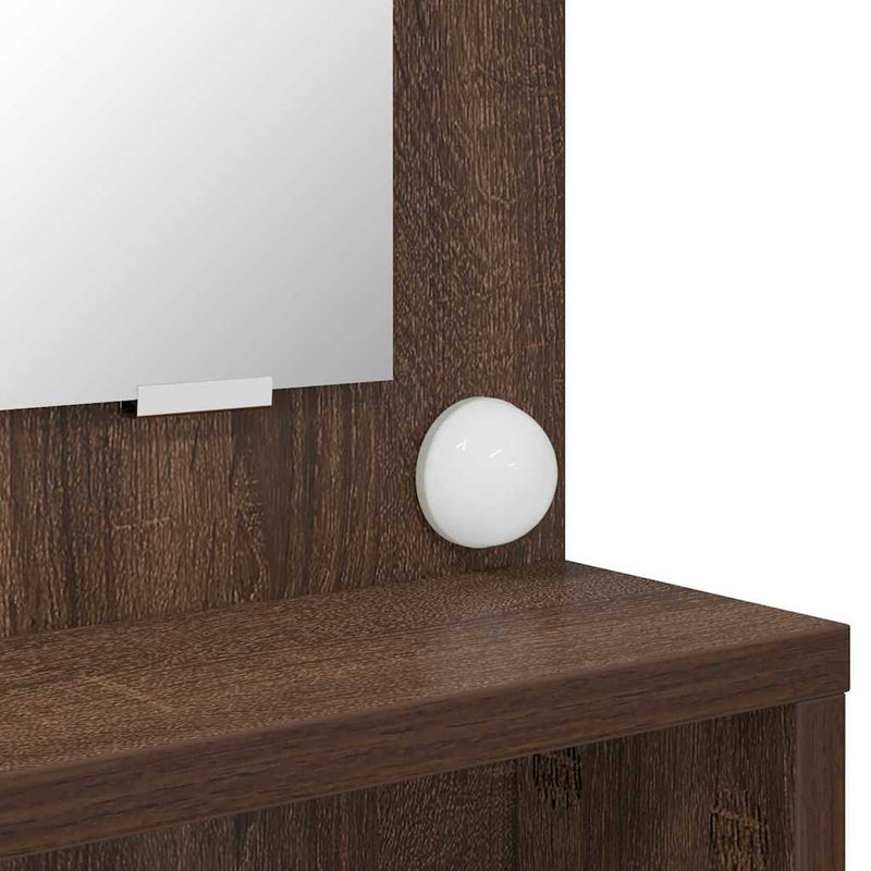 vidaXL Hálószobai Öltözködő Asztalok Barna Tölgy 80 x 39,6 x 135 cm