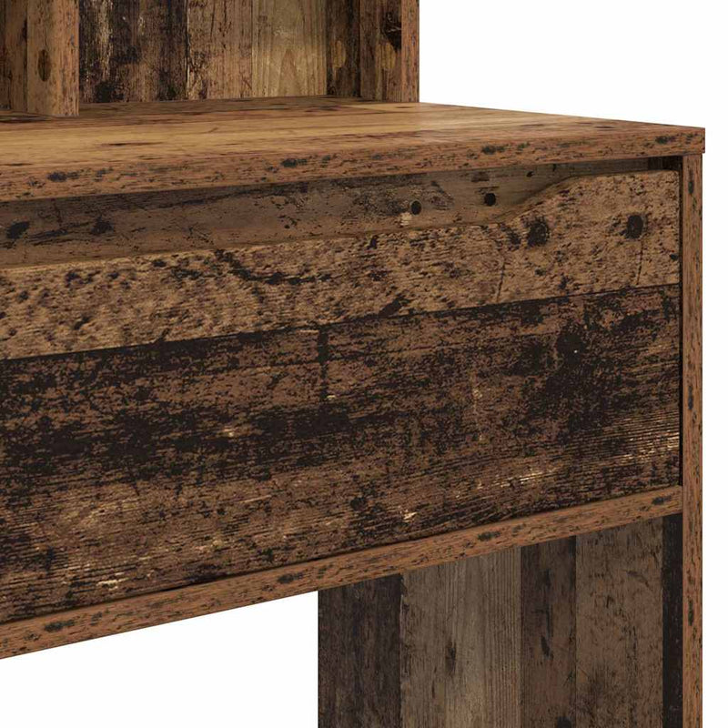 vidaXL Hálószobai Öltözködő Asztalok Öreg fa 80 x 39,6 x 135 cm