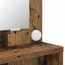 vidaXL Hálószobai Öltözködő Asztalok Öreg fa 80 x 39,6 x 135 cm