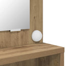 vidaXL Hálószobai Öltözködő Asztalok Artisan tölgy 80 x 39,6 x 135 cm