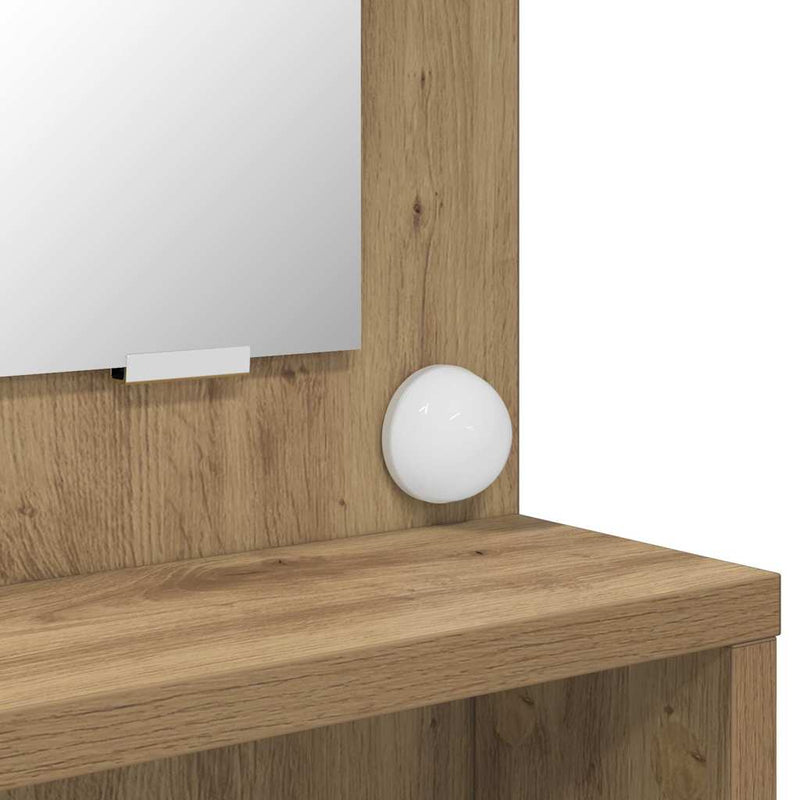 vidaXL Hálószobai Öltözködő Asztalok Artisan tölgy 80 x 39,6 x 135 cm