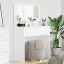 vidaXL Hálószobai Öltözködő Asztalok Fehér 80 x 39,6 x 135 cm Faanyag