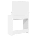 vidaXL Hálószobai Öltözködő Asztalok Fehér 80 x 39,6 x 135 cm Faanyag