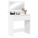 vidaXL Hálószobai Öltözködő Asztalok Fehér 80 x 39,6 x 135 cm Faanyag