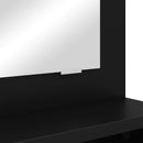 vidaXL Hálószobai Öltözködő Asztalok Fekete 80 x 39,6 x 135 cm Faanyag