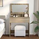 vidaXL Hálószobai Öltözködő Asztalok Sonoma tölgy 80 x 39,6 x 135 cm