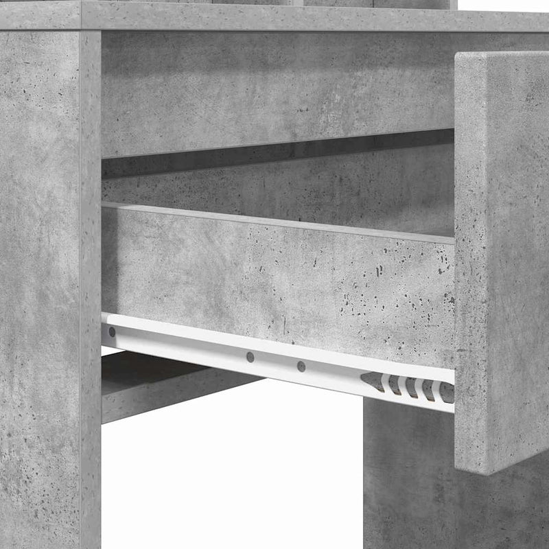 vidaXL Hálószobai Öltözködő Asztalok Beton Szürke 80 x 39,6 x 135 cm