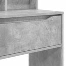 vidaXL Hálószobai Öltözködő Asztalok Beton Szürke 80 x 39,6 x 135 cm