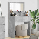 vidaXL Hálószobai Öltözködő Asztalok Beton Szürke 80 x 39,6 x 135 cm